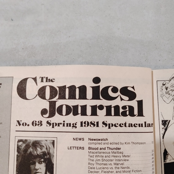 Vintage "Comics Journal" magazine - Picture 8 of 11